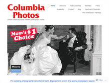 Tablet Screenshot of columbiaphotos.com
